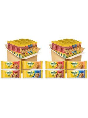 Variety Pack Breakfast Bars - 30 Packs, 4 Flavors, Healthy Snack Biscuits, 2